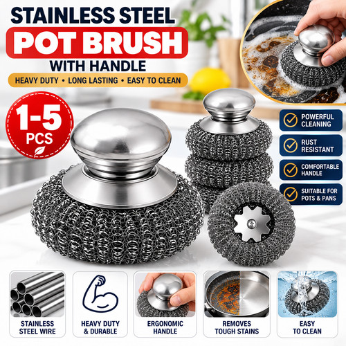 Stainless steel kettle - 5x,