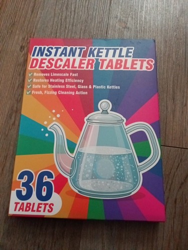 Kettle descaler tablets - kettle,